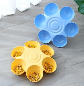 China Removable Multiple Cat Feeder Bowls ABS For Food Water factory