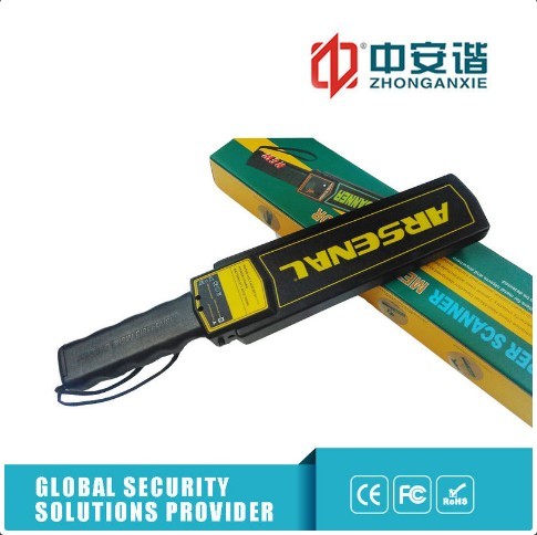 China Portable Hand Held Metal Detector , Black - Ideal Security Device Super Scanner factory