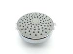 ABS plastic material round chrome plating shower head top shower rain shower