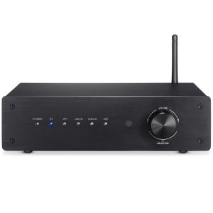 200 Watts RMS Bluetooth 5.0 Class D Amplifier with 2.1 Channel Output for Home