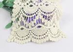 Embroidered Cotton Lace Collar Applique Water Soluble For Bridesmaid Dresses