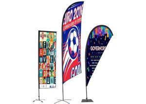 China Personalised Outdoor Promotional Flags And Banners Advertising Usage BSCI Certification factory