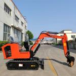 100ah Battery Mini Crawler Excavator With 8.3KW Motor