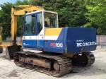 Direct Injection Engine PC120-5 12T Used Wheel Excavator