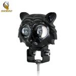 Black Tiger Molding White Yellow Flash Bulb Motorbike LED Headlight External
