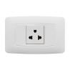 Buy cheap ABS Material White 1 Gang Socket 118T SERIES Rated Voltage110 - 250V 10A / 16A from wholesalers