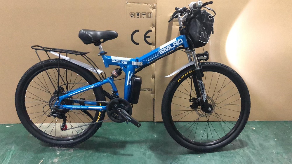 31MPH 26 Inch Folding Electric Bike With 1000W Rear Hub Motor