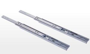 China Steel Furniture Fittings Hardware Self Closing Ball Bearing Slide Full Extension factory