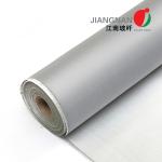 High Strength Grey Color Custom Silicone Coated Fiberglass Fabric For Heat