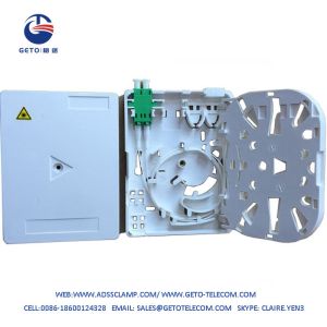 China 2 Ports ABS Mini Fiber Optic Organizers Wall Outlet Fiber Optic Socket on sale