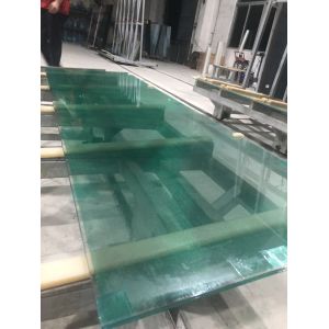 Flat Metalspurc Glass PVB Interlayer Low Iron Laminated Glass