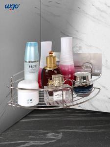 China Stainless Steel Corner Shelf Caddy For Shower Damage Free Hanging Adhesive factory