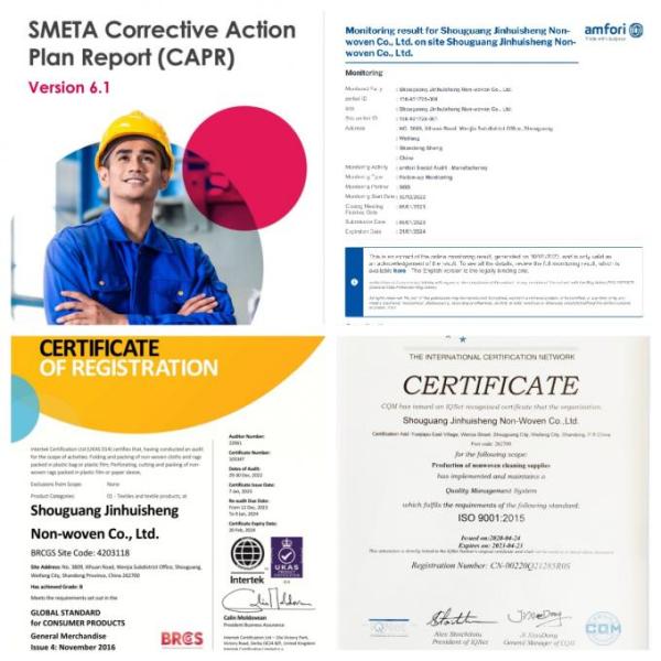 Perforated Non Woven Cloths Roll Cleaning Wipes Resuable Multipurpose 5