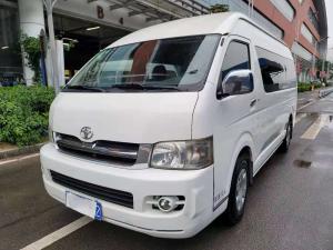 China 2012 Year 13 Seats Gasoline Toyota Hiace Used Mini Bus With Luxury Seat High Roof For Business factory