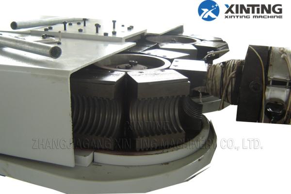 Durable Single Wall Corrugated Pipe Machine , PP PVC PE Pipe Extrusion Line