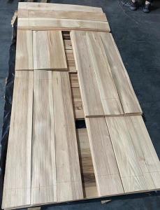 China 1.2mm Slice Cut Hickory Veneer For Flooring fancy plywood Grade ABCD factory