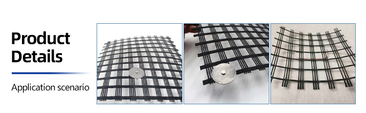 Modern Design Geogrid Retaining Wall with Pvc/Bitument Coated Polyester Material