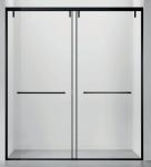 Stainless Steel, Bathroom Shower Room,Double Sliding Door, Slider Door,Matt