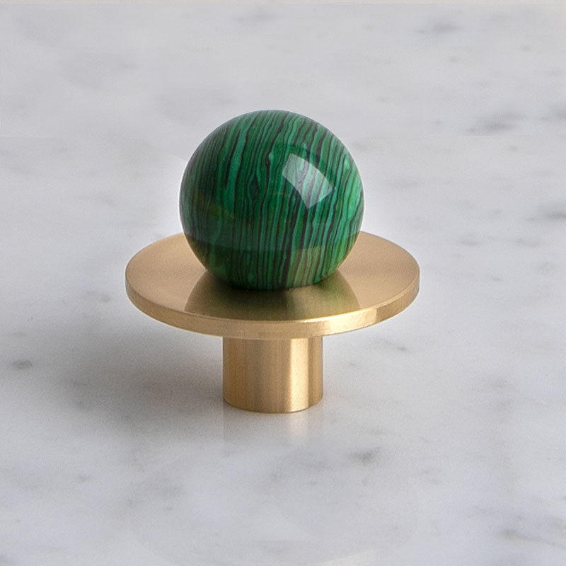 Brass Cabinet Handle Pulls Knobs Gold Round solid brass door knobs