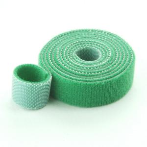 China gripping hook &amp; loop cable ties in black , Silk printing factory
