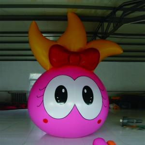 China Inflatable 3D cartoon inflatable doll custom PVC logo factory