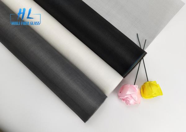 Flame Resistant Fiberglass Mosquito Mesh , Fiberglass Netting White Color Anti