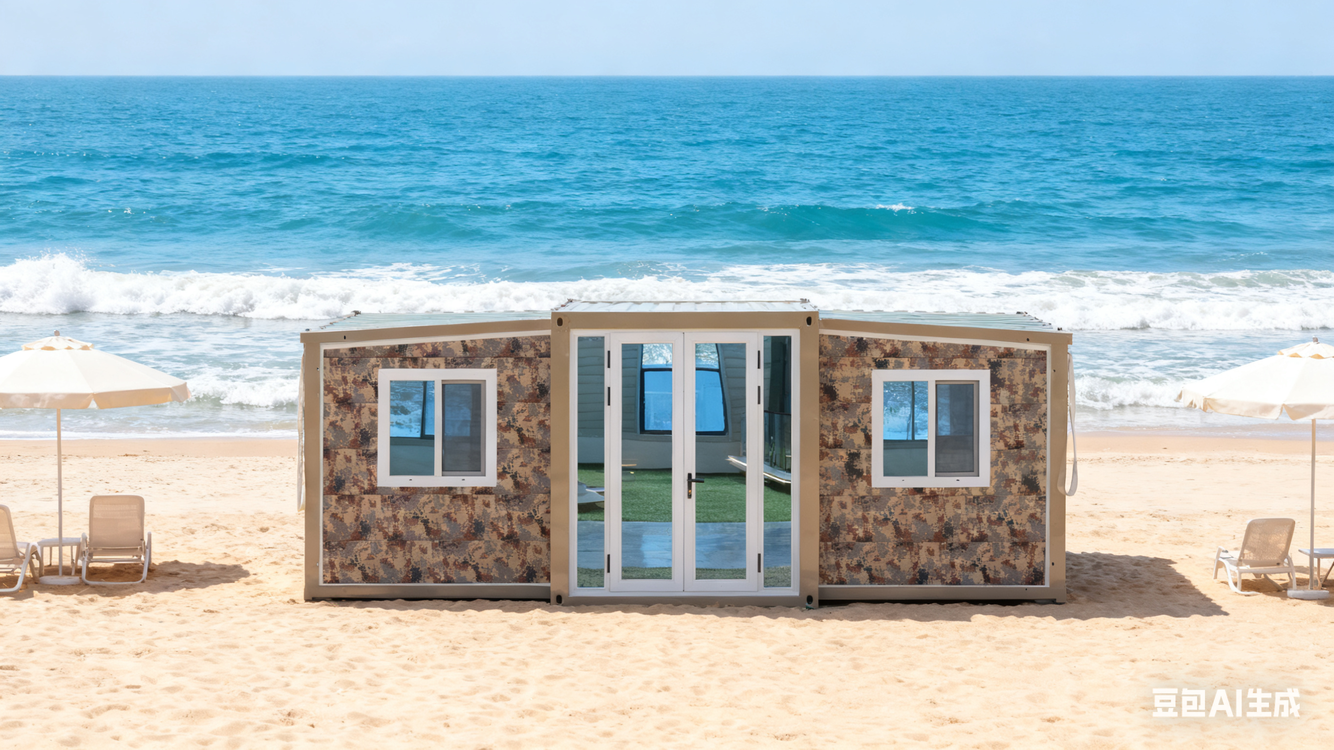 China Foldable 20ft Container Customizable Double Slope Roof Easy to Ship on sale