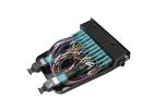 12 24 Fibers MPO MTP Cassette Plastic OM3 10G Aqua Male Multimode Cable