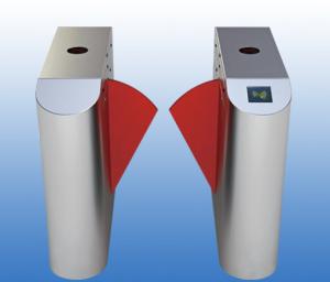 China Wide Lane Entrance Flap Barrier Gate RS485 Communication 2 Door Access Controller factory