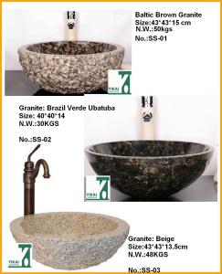 China Bathroom Vanity Sink, Granite Marble Kitchen Sink factory