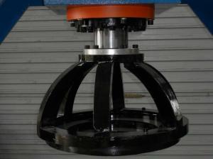 China Solid Forklift Tire Press Machine factory