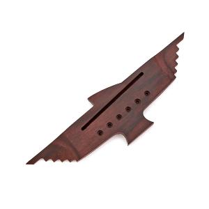 China Professional Brass 6 String Guitar Bridge Plate Replacement Burlywood Color factory