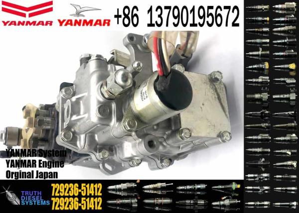 Excavator Parts 3TNV88 Engine Fuel Injection Pump 729261-51470 729236-51412