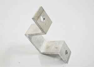 China Precision Stamped Aluminum Parts Bracket Sliver ANSI Standard ISO 9001 Approved factory