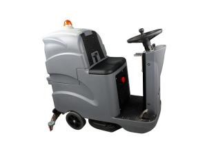 China Low Noise Ride On Floor Scrubber Dryer For Industrial Hard Floor Cleaning factory