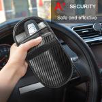 Car Key Faraday Bag RFID Signal Blocking For Personal Security Carbon Fiber