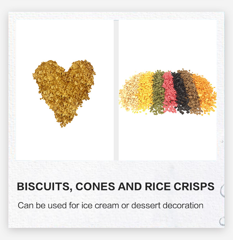 Customizable Size Waffle Rice Crisp Grinding Machine