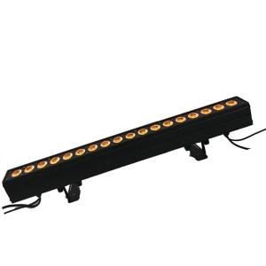 China 18*15W RGBWA 5IN1 Led Color Changing Lights , Multi Color Wall Wash Light Bar factory
