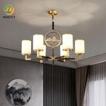 Living Room Study Bedroom LED Chandelier Lighting Dining Room Copper Lighting