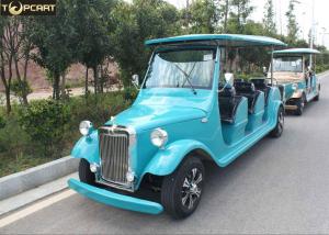China 8 Seats Classic Golf Cart Club Car Golf Buggy Blue Color With 1165mm Rear Tread factory