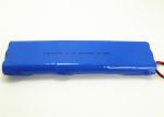 6000mah 11.1V 66.6Wh Li Ion Icr18650 Battery , Emergency Lighting Battery Pack