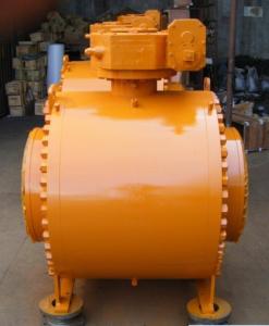 China Trunnion Type BW Ends Connection Side Entry Ball Valve factory