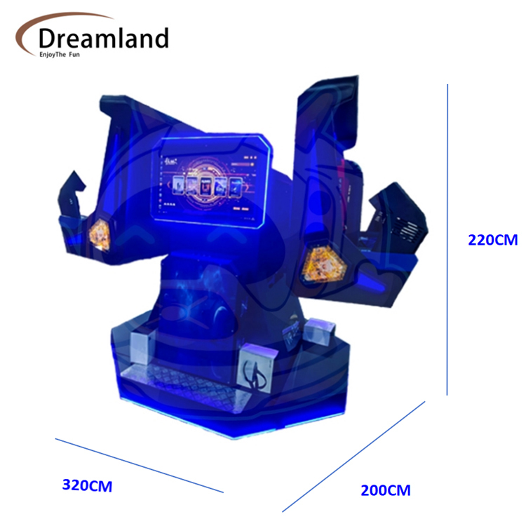 Electricity Powered VR 360 Simulator Durable For Thrilling VR Roller Coaster Games