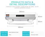 Bathroom smart clothes dryer hotel clothes dryer 1200W hotel heater silver color