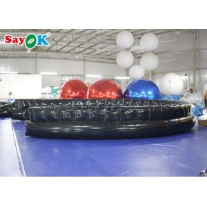 Black Hermetically Sealed Custom Inflatable Products Blow Up Sofa Custom 7.3m