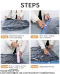 Space Saver Vacuum Compression Hanging Vacuum Storage Bag Down Jacket Vacuum