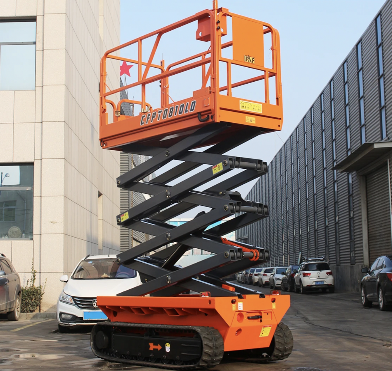 4m 5m 6m 8m 10m 12m 14m 16m Electric Self Propelled Scissor Lift Platform for Food Shop