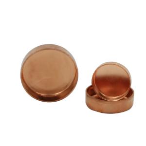 China Polished Copper Pipe End Cover from USA Ideal for Plumbing Projects factory