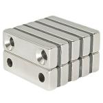 NdFeB rare earth magnet magnet with hole special-shaped counterbore shape square