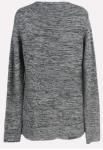 Dark Grey Color Ladies Casual Cardigans Wool Material Buttons Closure